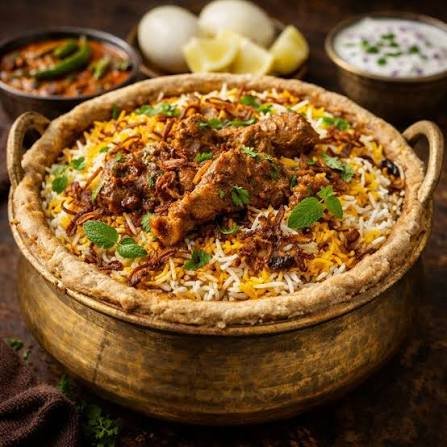 Awadhi Mutton Dum Biryani
